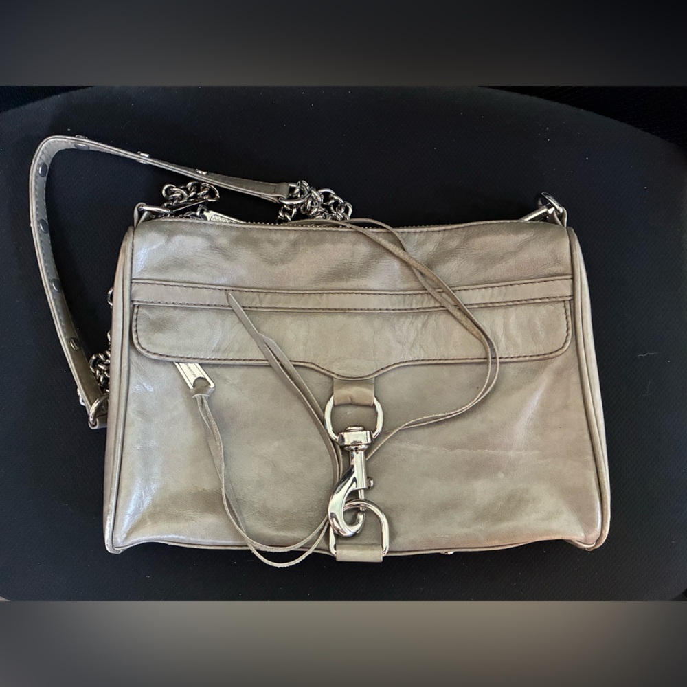 Rebecca Minkoff Mini Mac Crossbody Bag Gray